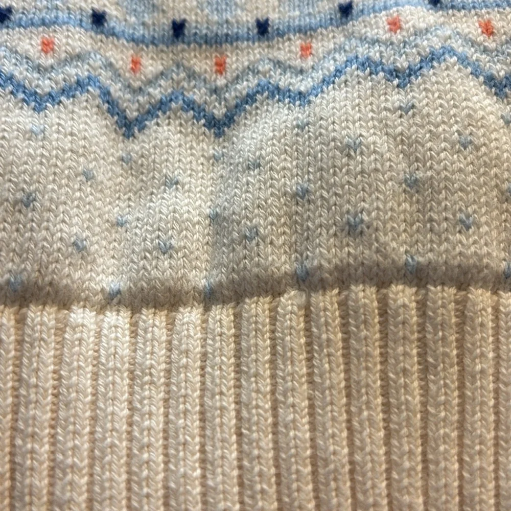GYMBOREE Boys Snowflake Fairisle Cardigan White 12-18M White Christmas